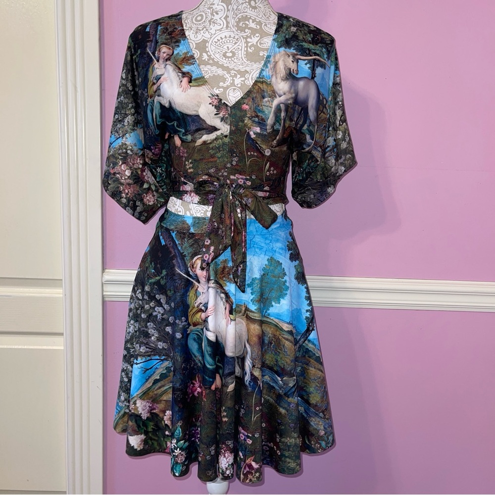 Blackmilk unicorn tales top skirt set fairycore cottage renaissance fairy art